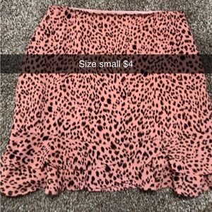 Cheetah skirt